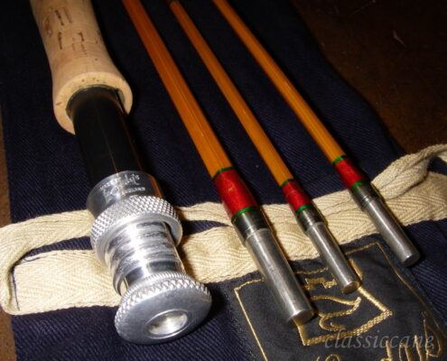 Hardy L.R.H. Dry Fly 8' 9 # 6 - Portamulinello e ferrule