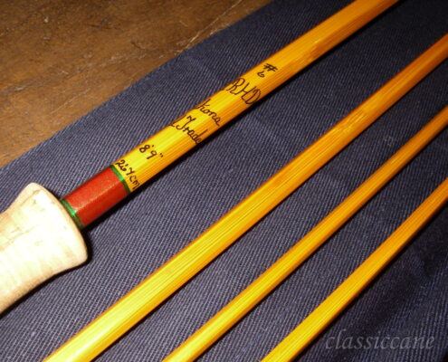Hardy L.R.H. Dry Fly 8' 9 # 6 - Scritte