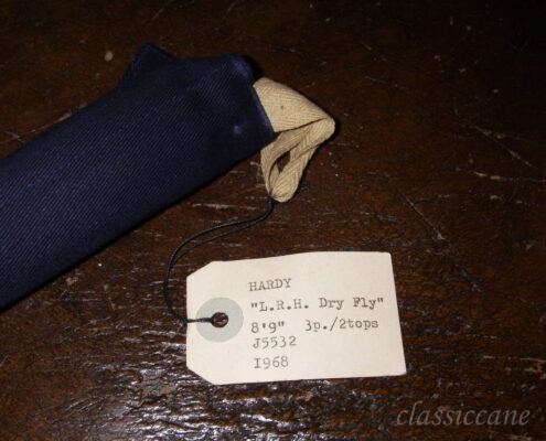 Hardy L.R.H. Dry Fly 8' 9 # 6 - Dati storici